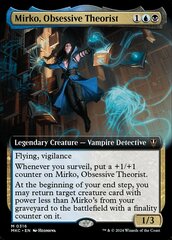 Mirko, Obsessive Theorist (0316) (Extended Art) - Foil