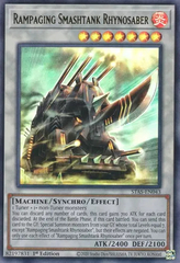 Rampaging Smashtank Rhynosaber - STAS-EN043 - Ultra Rare - 1st Edition