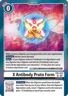 X Antibody Proto Form - EX5-070 - SR - Foil