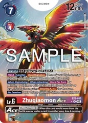 Zhuqiaomon Ace - EX5-013 - R - Alternate Art