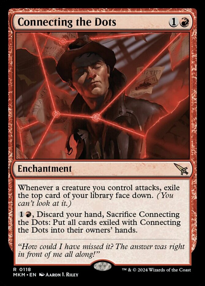 MTG-1x-Near Mint, English-Connecting the Dots-Murders at Karlov Manor | eBay