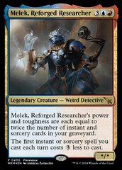 Melek, Reforged Researcher - Foil - Prerelease Promo