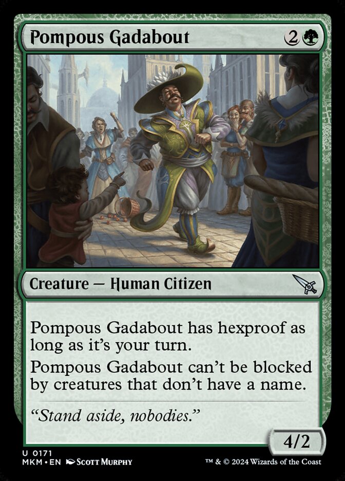 Pompous Gadabout - Foil