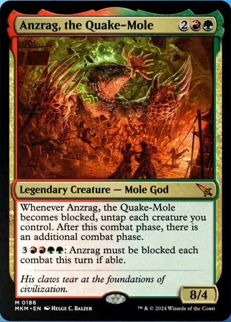 Anzrag, the Quake-Mole - Foil