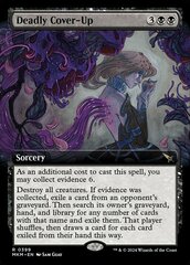 Deadly Cover-Up - Foil - Extended Art