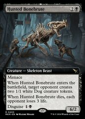 Hunted Bonebrute - Foil - Extended Art