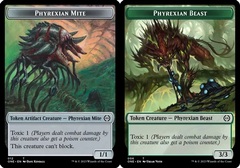 Phyrexian Mite Token (012) // Phyrexian Beast Token Double-Sided Token - Foil