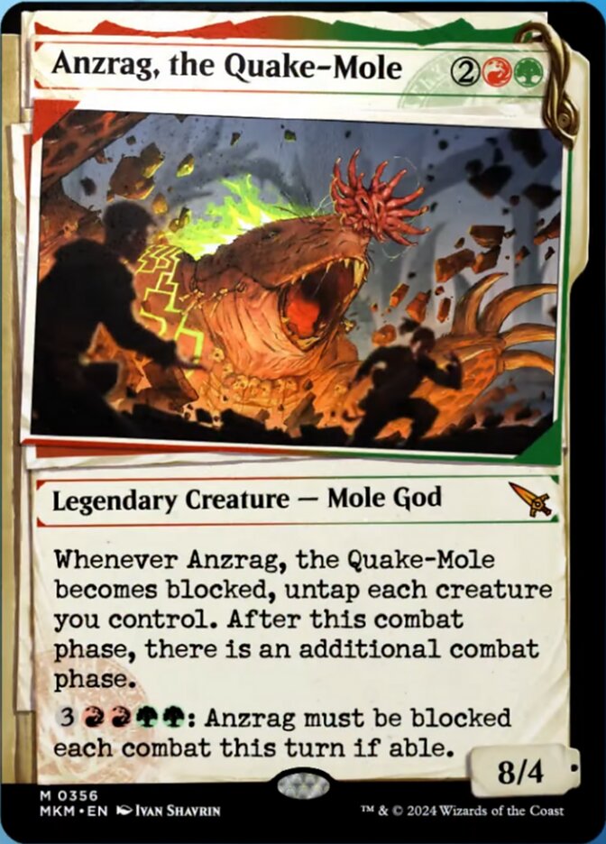 Anzrag, the Quake-Mole - Foil - Showcase