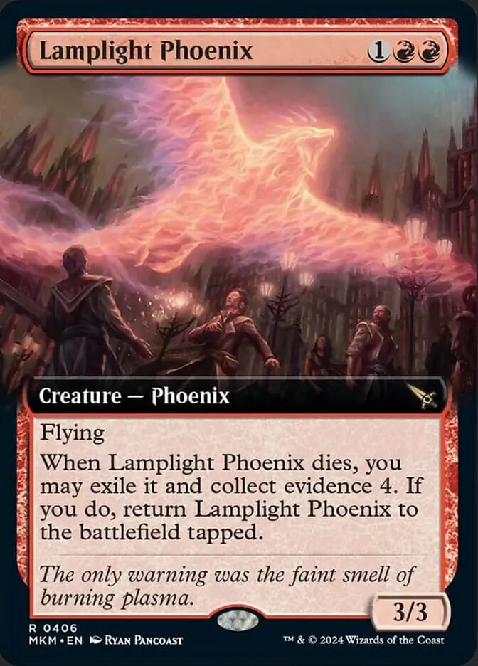 Lamplight Phoenix - Extended Art