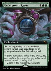 Undergrowth Recon - Foil - Extended Art