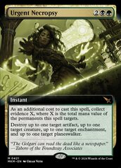 Urgent Necropsy - Foil - Extended Art