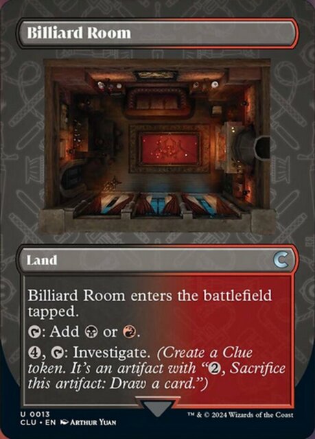 Billiard Room - Borderless