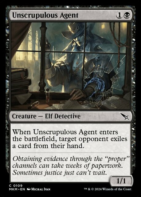 Unscrupulous Agent - Foil