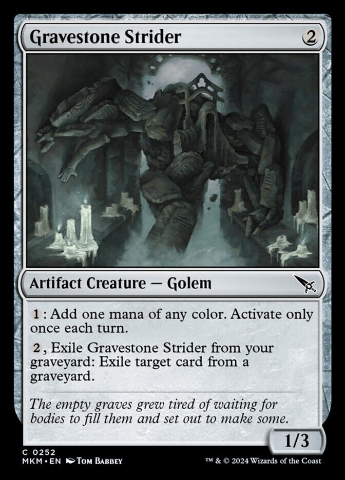 Gravestone Strider - Foil