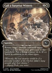 Call a Surprise Witness - Foil - Showcase