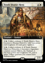 Tenth District Hero - Foil - Extended Art