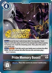 Pride Memory Boost! - BT7-105 - P (Judge Pack 3) - Foil