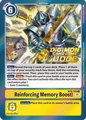 Reinforcing Memory Boost! - BT6-100 - P (Judge Pack 3)