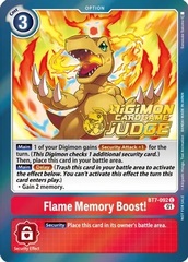 Flame Memory Boost! - BT7-092 - P (Judge Pack 3) - Foil