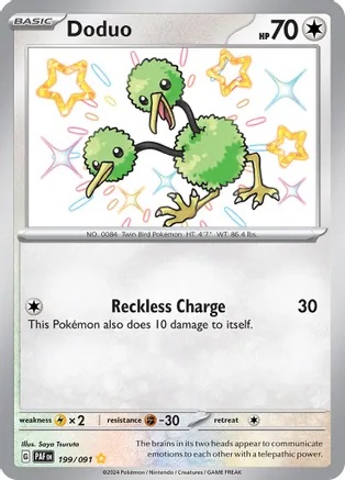 Doduo - 199/091 - Shiny Rare