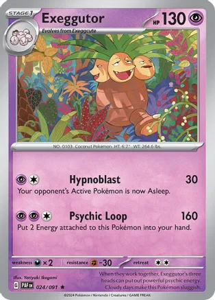 Exeggutor - 024/091 - Holo Rare