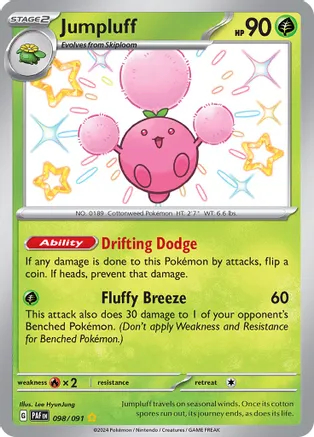 Jumpluff - 098/091 - Shiny Rare