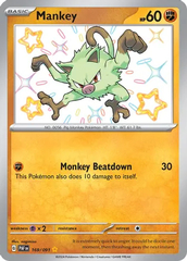 Mankey - 169/091 - Shiny Rare