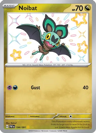 Noibat - 194/091 - Shiny Rare