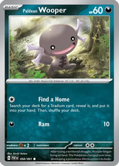 Paldean Wooper - 058/091 - Common - Reverse Holo