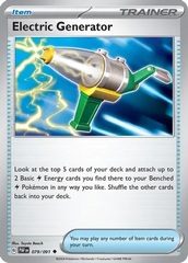 Electric Generator - 079/091 - Uncommon - Reverse Holo