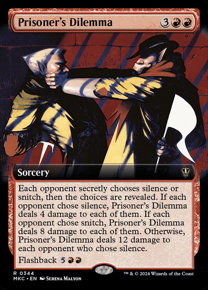 Prisoners Dilemma - Extended Art