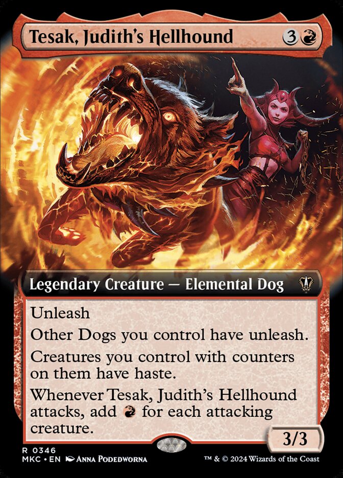 Tesak, Judiths Hellhound - Extended Art