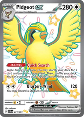 Pidgeot ex - 221/091 - Shiny Ultra Rare