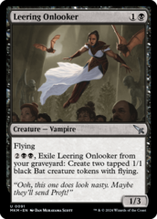 Leering Onlooker - Foil