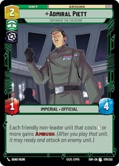 Admiral Piett - Captain of the Executor