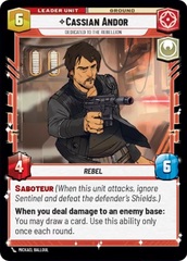 Cassian Andor - Dedicated to the Rebellion