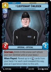 Lieutenant Childsen - Death Star Prison Warden