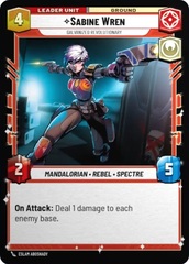 Sabine Wren - Galvanized Revolutionary