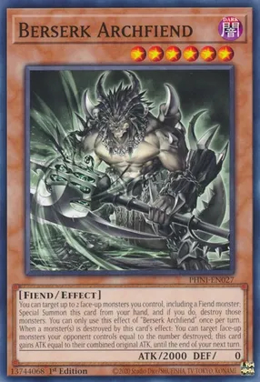 Berserk Archfiend - PHNI-EN027 - Common - 1st Edition