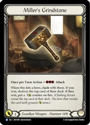 Millers Grindstone - Rainbow Foil