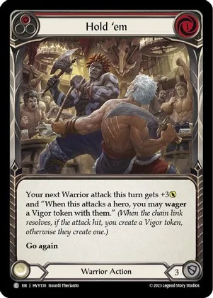 Hold em (Red) - Rainbow Foil