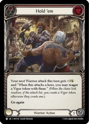 Hold em (Red) - Rainbow Foil