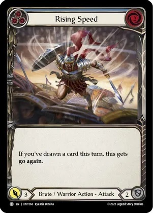 Rising Speed (Blue) - Rainbow Foil