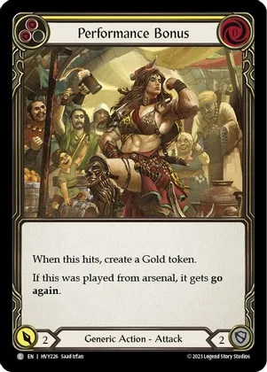 Performance Bonus (Yellow) - Rainbow Foil