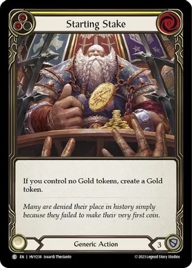 Starting Stake - Rainbow Foil