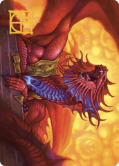 Niv-Mizzet, Guildpact (44/49) Art Card - Gold-Stamped Signature