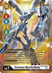 Omnimon: Merciful Mode - BT9-083 - P (2023 Store Participant) - Foil