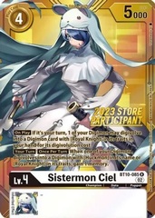 Sistermon Ciel - BT10-085 - P (2023 Store Participant) - Foil