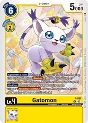 Gatomon - P-031 - P (Blast Ace Pre-Release)