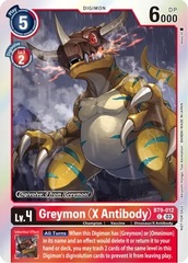 Greymon (X Antibody) - BT9-012 - P (Blast Ace Pre-Release Winner) - Foil